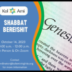 Shabbat Bereishit + Part II of Restoration Ecology