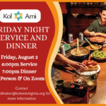 Friday Night Service and Kol Ami Dinner